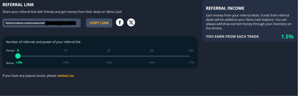 SKINCashier Bonuses